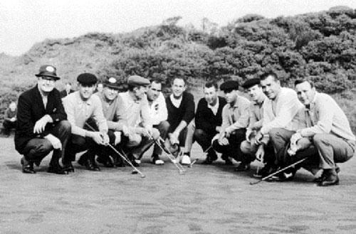 Palmer’s dominance at the Ryder Cup throughout the 60’s (above) enabled him to set a record points won which stood until Nick Faldo surpassed him at Valderrama (Spain)in 1997 Arnold Palmer Ryder Cup